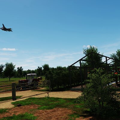 BUZZING THE FARM